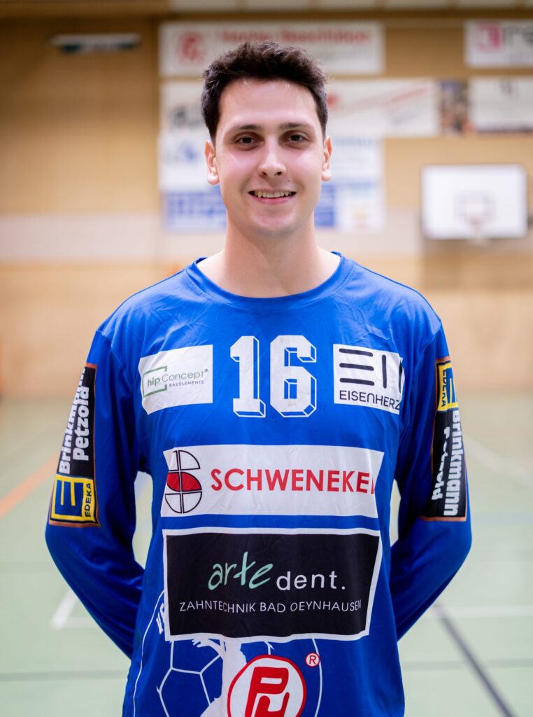 VfL Handball Mennighueffen - 1. Herren, Nr. 16-blau