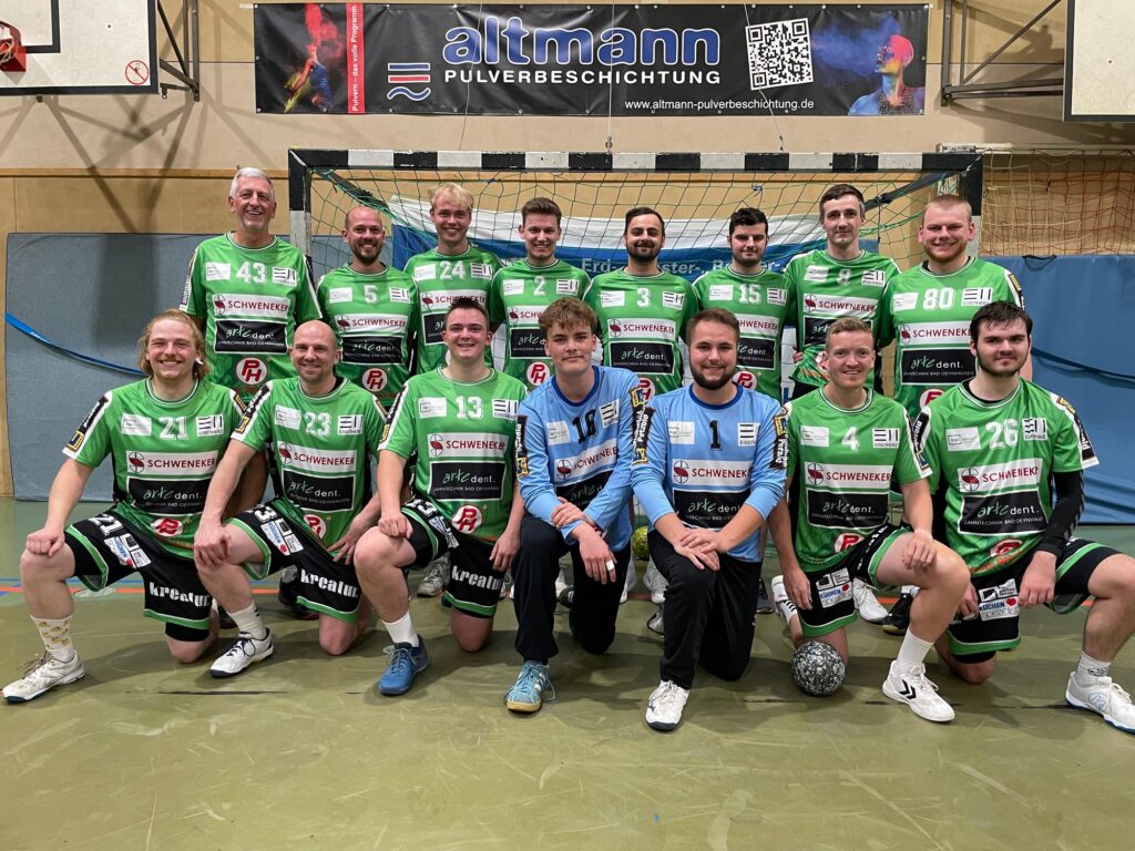Mannschaftsfoto der Mannschaft 3. Herren des VfL Handball Mennighüffen